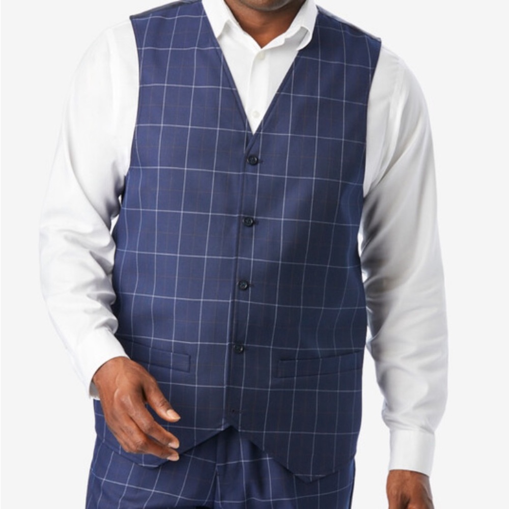 KingSize Signature Easy Movement® 5-Button Suit Vest size 56 big NEW